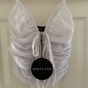 White Fox Beautiful Stranger Crop Top (xs)